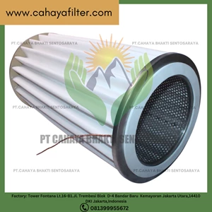 Pleated Fibre Filter Replaceable Suction Air Filter Compressor 