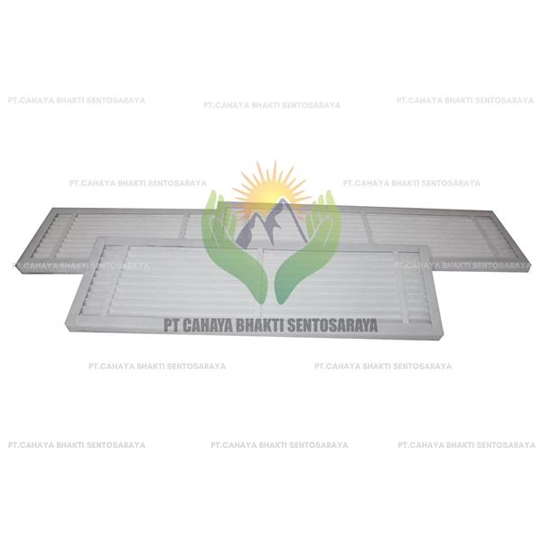 Pre Filter Panel Bingkai Aluminium HVAC Lipit 