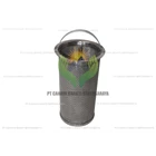Stainless Steel Basket Type Strainer With Wire Mesh Filter  1