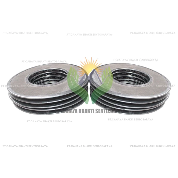 Disc Filter Bulat logam stainless Steel Efisiensi Tinggi 