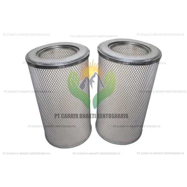 Filter Kolektor Debu Udara Silinder Untuk Pembersih Debu Industri