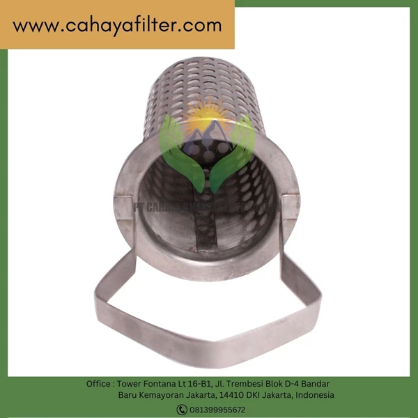 Stainless Steel Basket Oil Filter For Industry