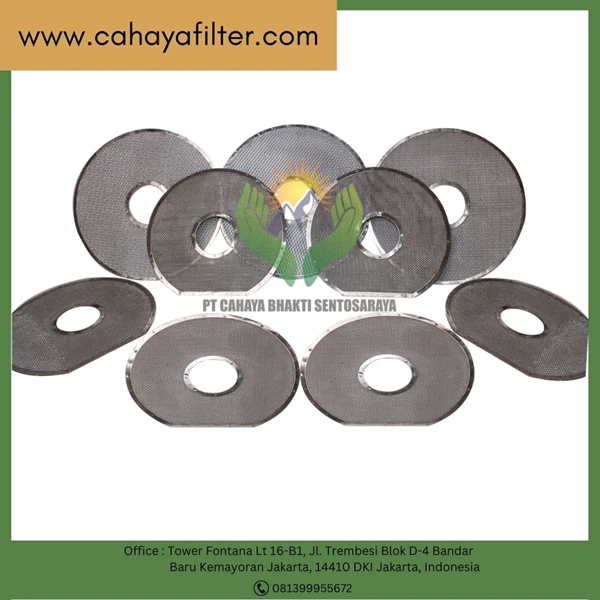 Round Metal Chemicals Disc Wire Mesh Filter