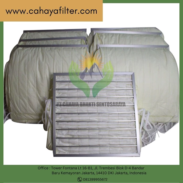 Cardboard Frame Panel Pleat Primary Air Filter