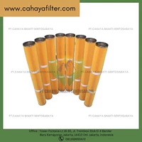 Kartrid Pemisah Filter Serat Kaca Elemen Filter Gas Alam 