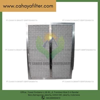 Aliran Udara Standar Filter Udara Lipatan Mini Panel 