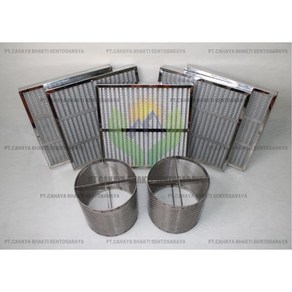 Customized Stainless Steel Panel Pleated Filter Primary