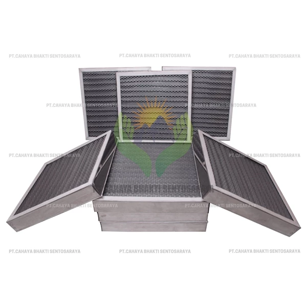Filter Panel Lipatan Kecil Untuk Membersihkan Ruang